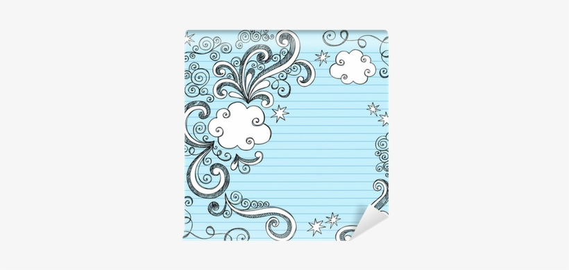 Doodle Frame Vector Png Download - Design For Notebook Of Borders, transparent png download