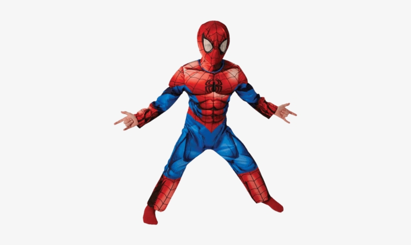 Let Your Little Ones Spider Senses Be Unleashed In - Ultimate Spider-man Deluxe Costume For Children Kids, transparent png download