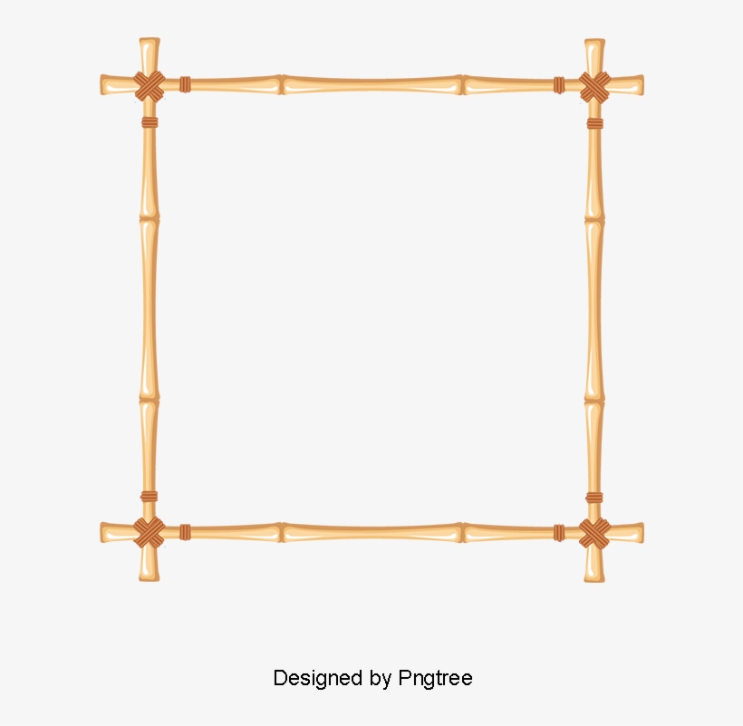Bamboo Border, Bamboo Clipart, Yellow, Bamboo Png And - Portable Network Graphics, transparent png download