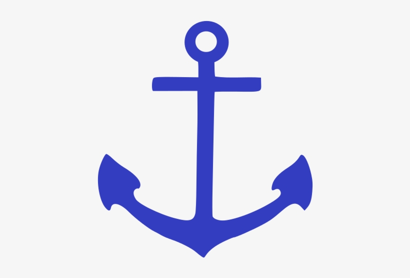 Anchor Pictogram Blue - Anchor Symbol In Christianity, transparent png download