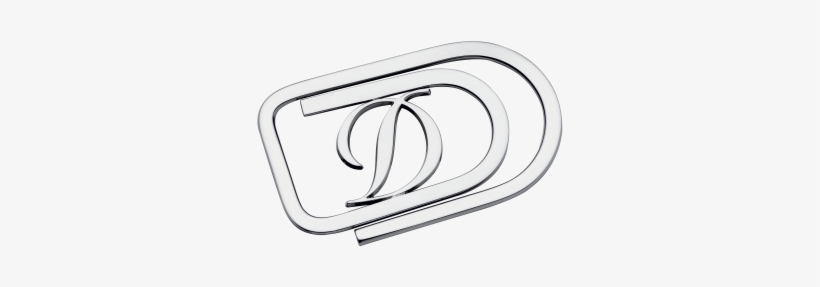 Palladium Finish Money Clip - St Dupont 003006, transparent png download