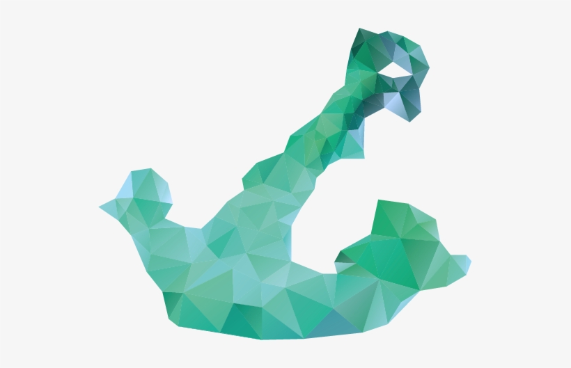 Blue Anchor Logo - Design, transparent png download