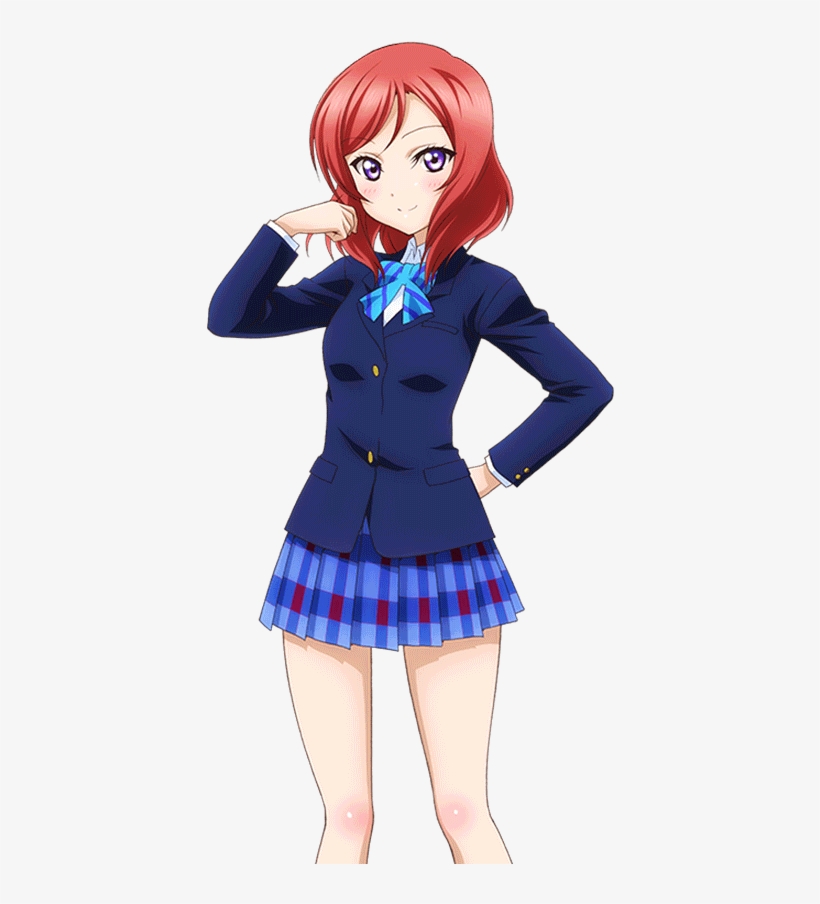 Not Idolized - Maki Nishikino School Uniform, transparent png download