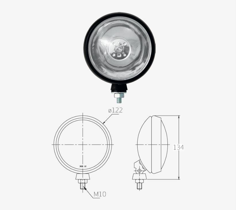 With H3 100w Bulb - Lighthouse, transparent png download