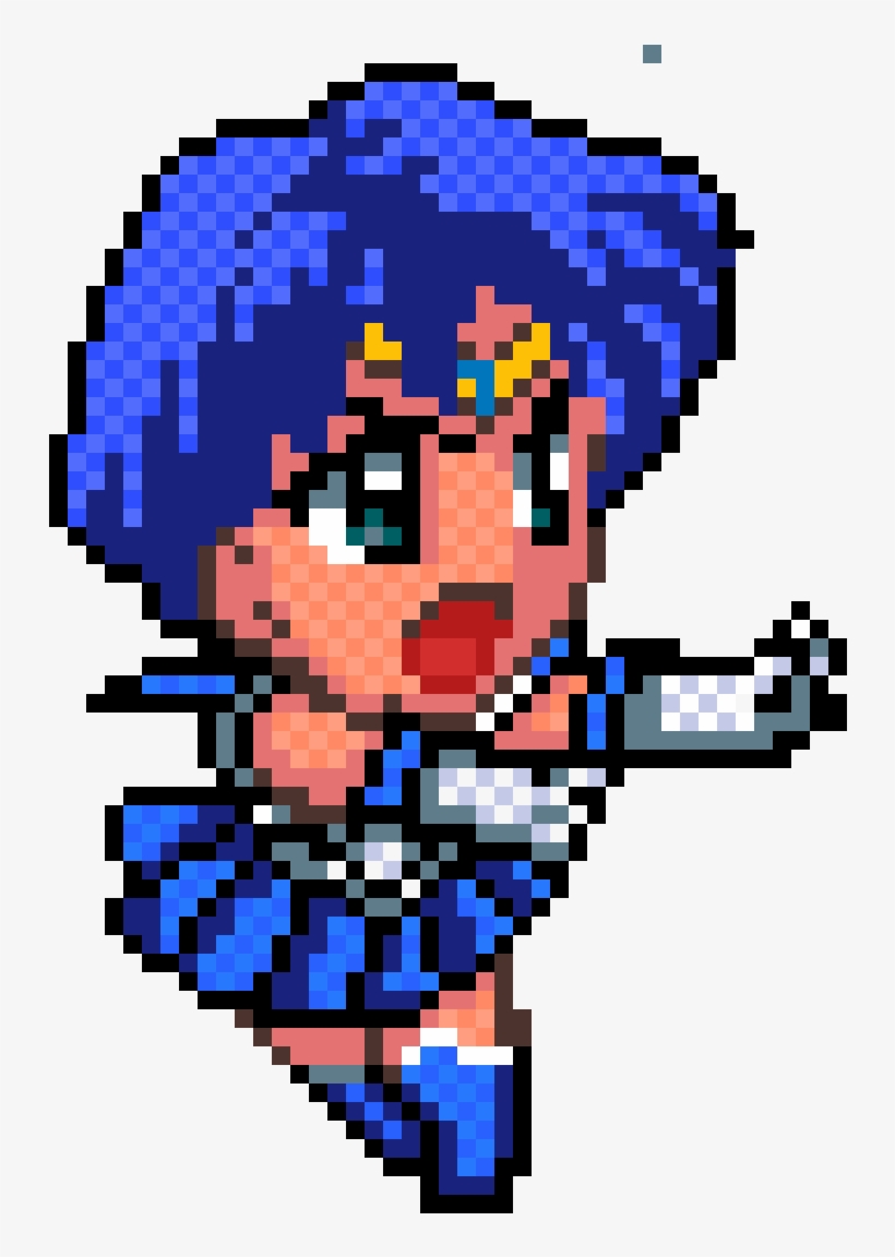 Sailor Mercury - " - Free Vector, transparent png download