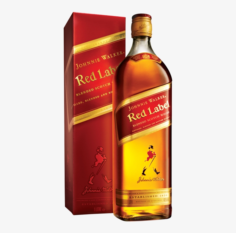 Red Label Scotch Whisky - Whisky Johnnie Walker Precio, transparent png download