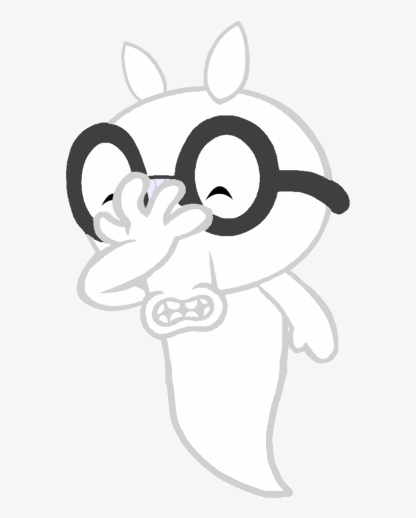 Ghost Sniffles Facepalm - Sniffles, transparent png download