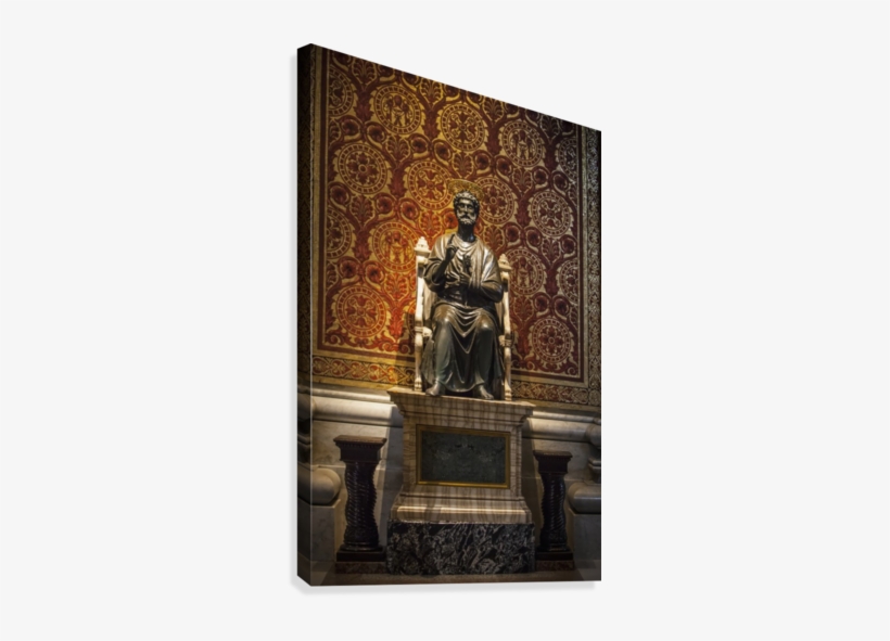 Ancient Statue Of Saint Peter, St - Vatican Museums, San Pedro Statue, transparent png download