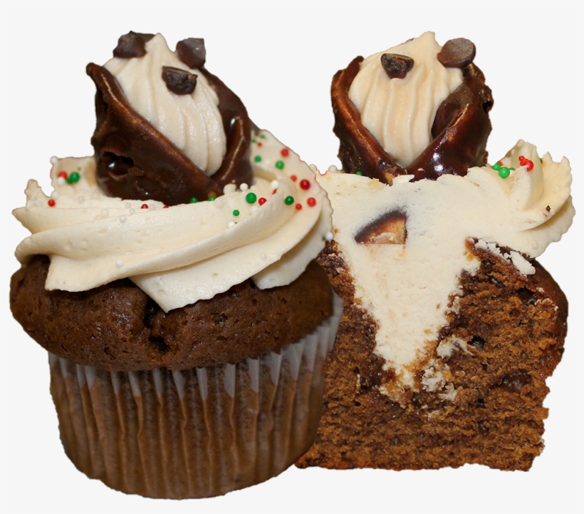 Gingerbread Cannoli - Cupcake, transparent png download
