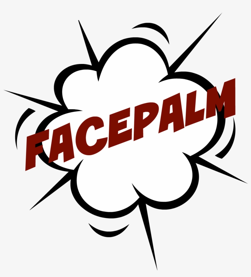 Facepalm 2 - Captain Underpants, transparent png download