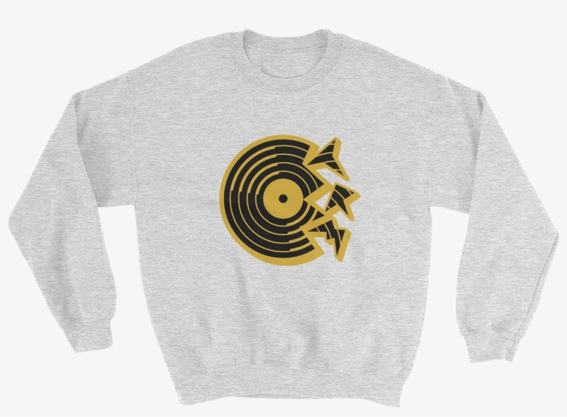 Trm Broken Record Sweatshirt - You Can't Think And Hit, transparent png download