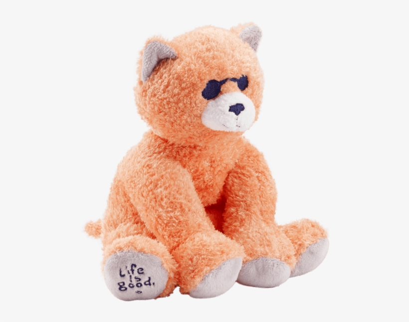 Plush Cat, Light Orange - Life Is Good Cat Stuffed Animal, transparent png download