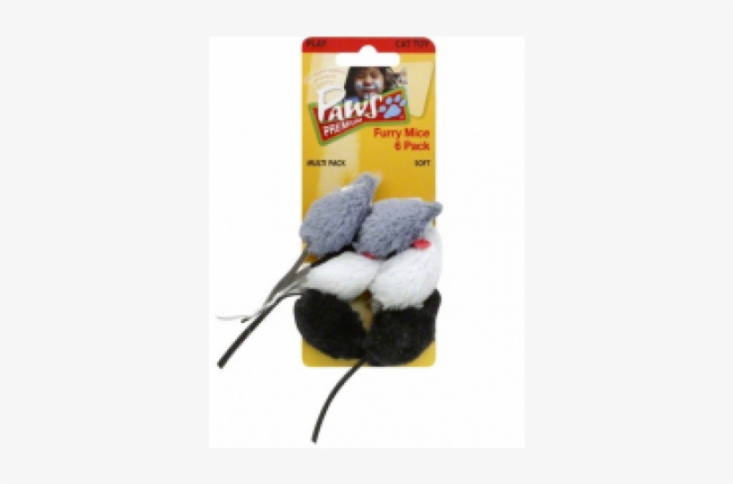 Paws Furry Mice Cat Toy - Paws Premium Furry Jitter Ladybug #79061 Dog Toy 1, transparent png download