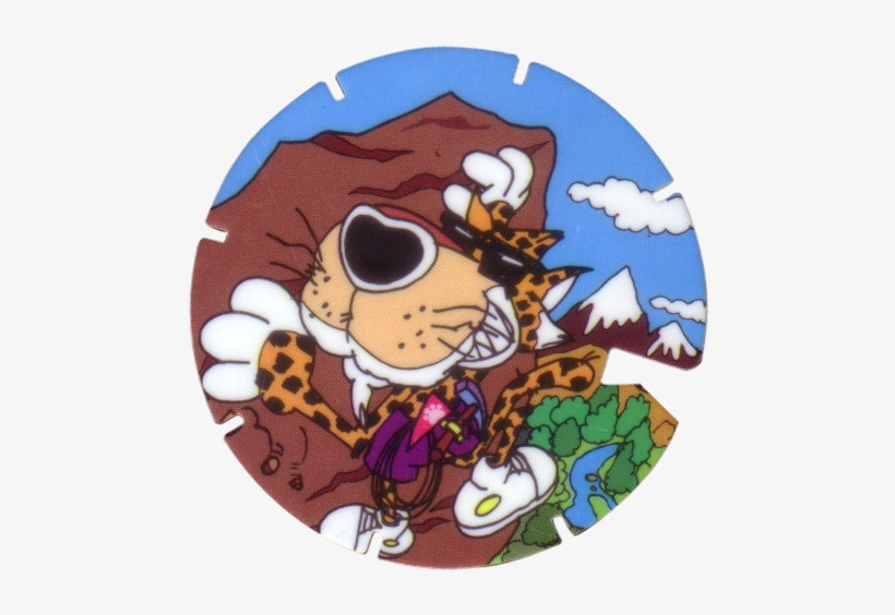 Tazos > Series 1 > 061 100 Chester Cheetah 62 Climbing - Christmas Day, transparent png download