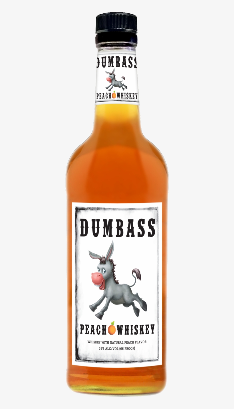 Dumbass Peach Whiskey Is A Social Lubricant Bursting - Wine, transparent png download