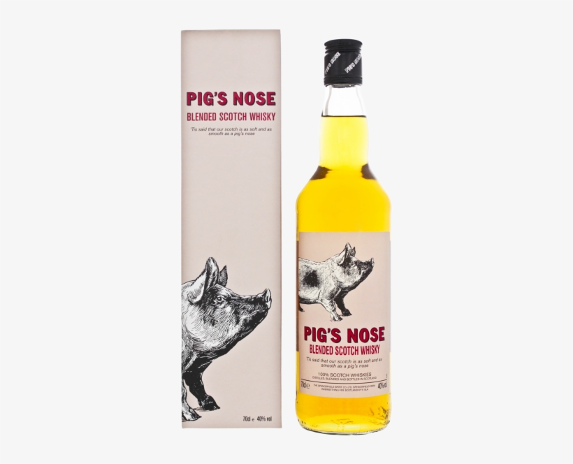 Pigs Nose Blended Scotch Whisky, 0,7 L, 40% - Pig's Nose Blended Whisky, transparent png download