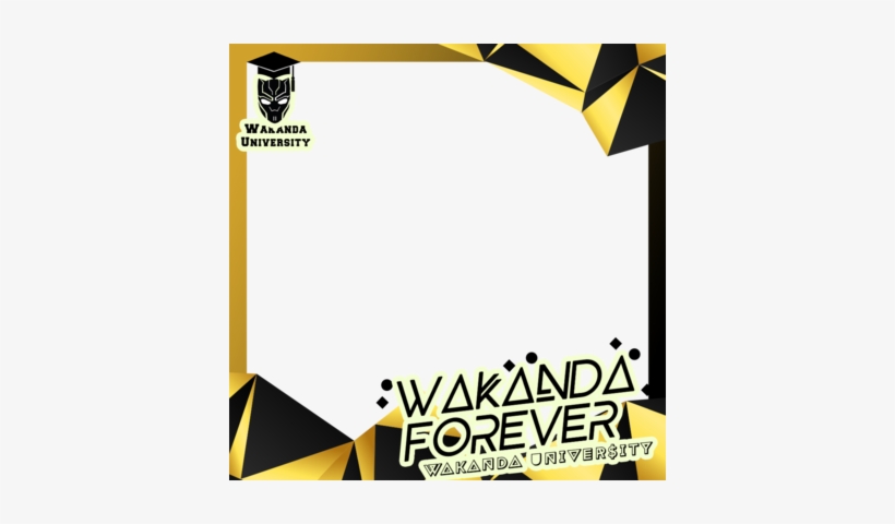 Maba Wakanda University New Student - Twibbon Wakanda 2018, transparent png download