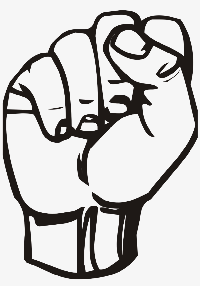 Fist Clipart - Clip Art Fist, transparent png download