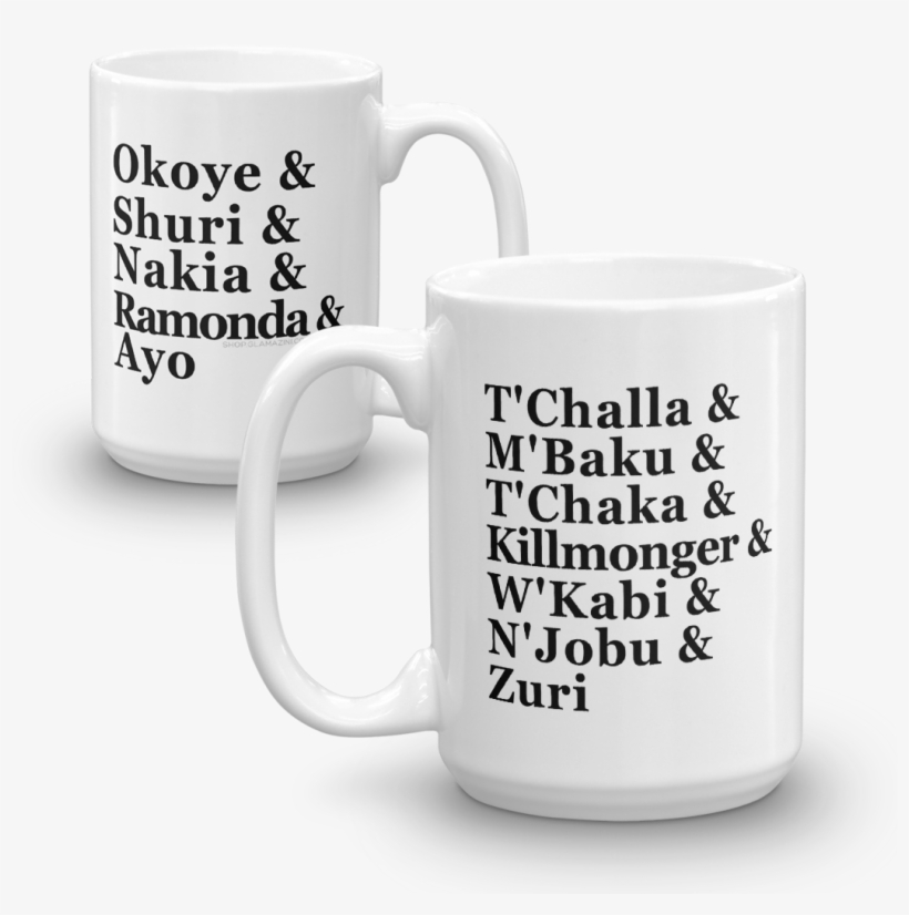 Women & Men Of Wakanda Mug - Woman, transparent png download