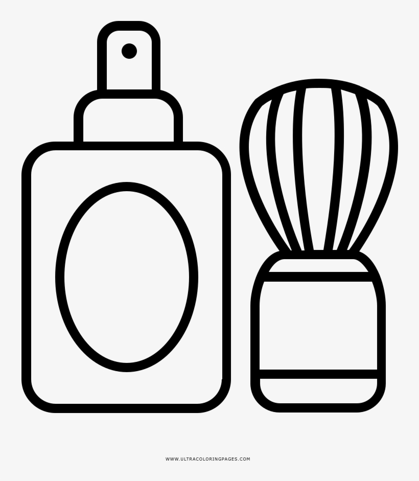 20 Barber Coloring - Shaving Cream, transparent png download