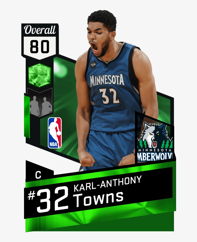 Karl-anthony Towns - Karl Anthony Towns Nba 2k17, transparent png download
