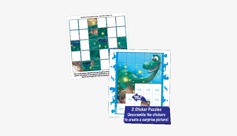 Disney•pixar The Good Dinosaur - Disney Pixar Invisible Ink & Sticker Puzzles,, transparent png download
