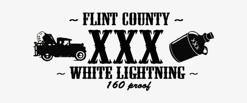 Flint County White Lightning - Poster, transparent png download