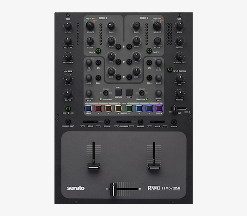 [namm 2015] Rane Ttm57mkii Serato Dj Mixer - Rane Ttm57 Mkii Mixer For Serato Dj, transparent png download