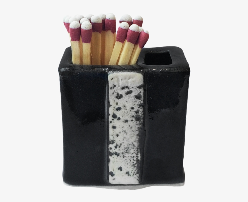 This Handmade Ceramic Match Striker Features A Section - Candle, transparent png download