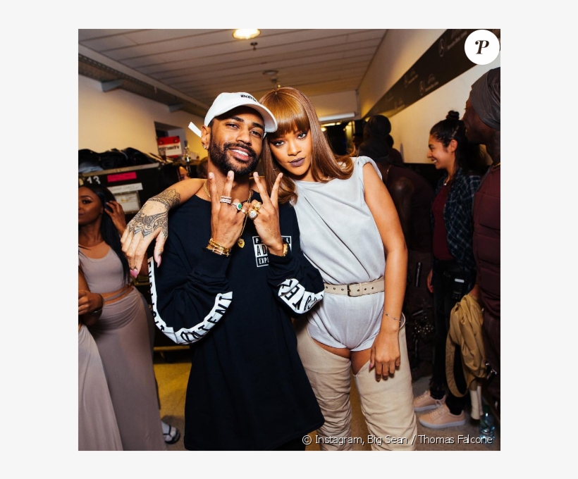 Photo De Big Sean Et Rihanna Publiée Le 17 Août - Rihanna And Big Sean, transparent png download