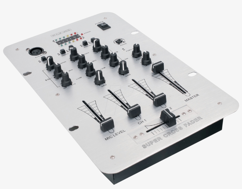 2 Channel Dj Mixer König Kn Djmixer20 - König Kn-djmixer20 - Analogue Mixer - 2-channel, transparent png download