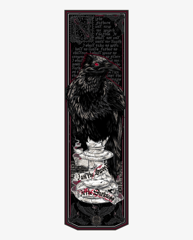 Game Of Thrones Banners By Rhys Cooper - Game Of Thrones Nights Watch Banner, transparent png download