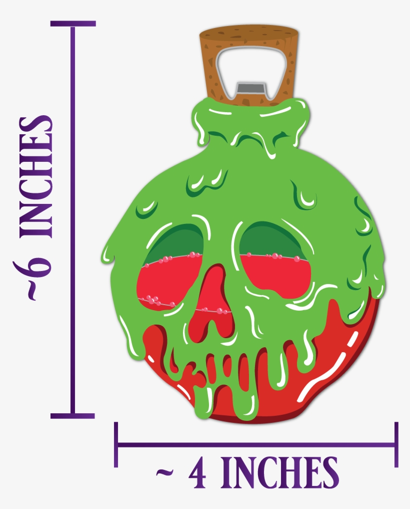 Poison Apple Bottle Opener - Poison Apple Transparent, transparent png download