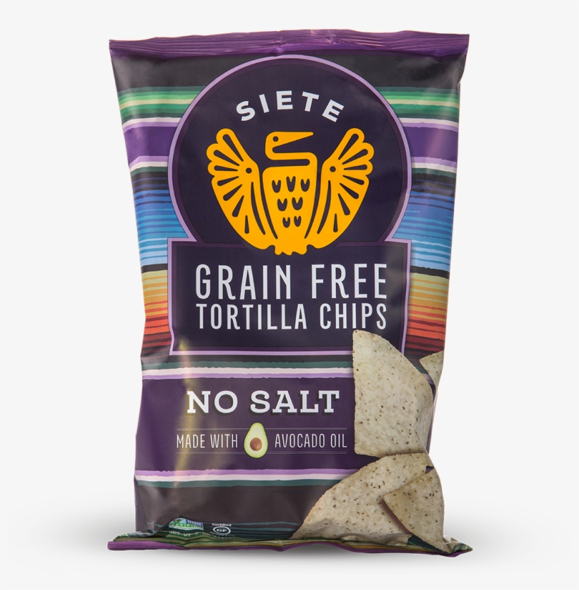 No Salt Grain Free Tortilla Chips 5oz Siete Grain Free Tortilla