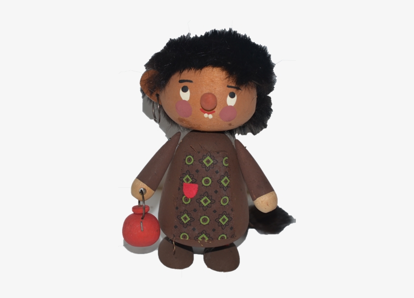 Vintage Doll Wood Troll Sweden Fancy Jointed - Doll, transparent png download