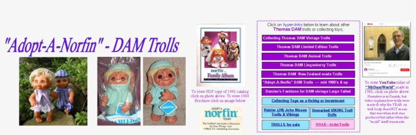 Adopt A Norfin, Thomas Dam Troll Dolls - Thomas Dam, transparent png download