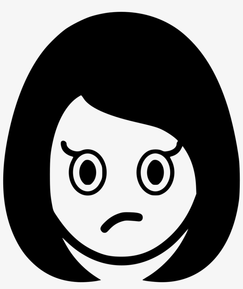Png File - Girl Face Icon Png, transparent png download