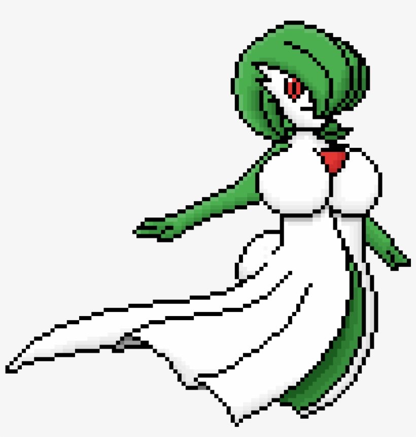 Gardevoir Plus By Calder84 - 8 Bit Apple, transparent png download