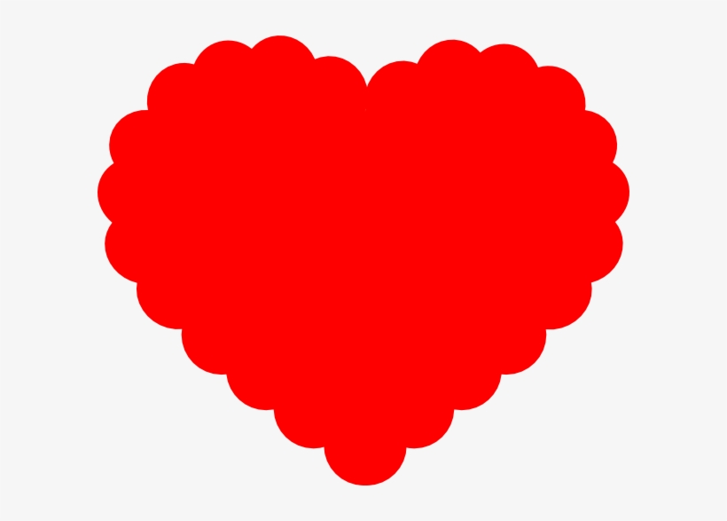 How To Set Use Red Lace Heart Clipart - รูป ปะ รูป หัวใจ, transparent png download