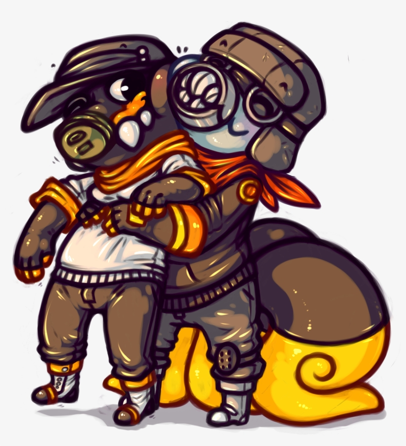 Cute Monster Hugs - Digital Art, transparent png download