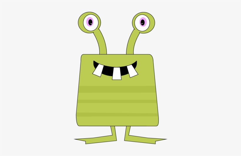 Free Cute Monster Clip Art - Silly Monster, transparent png download