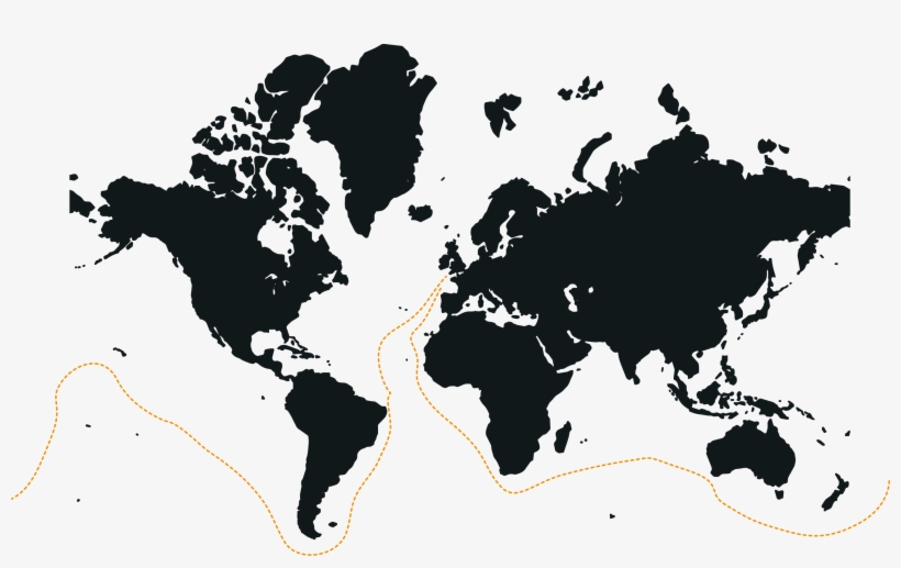 The 2018 Version Is The 50th Anniversary Of The Start - Transparent Background Png Format World Map Png, transparent png download