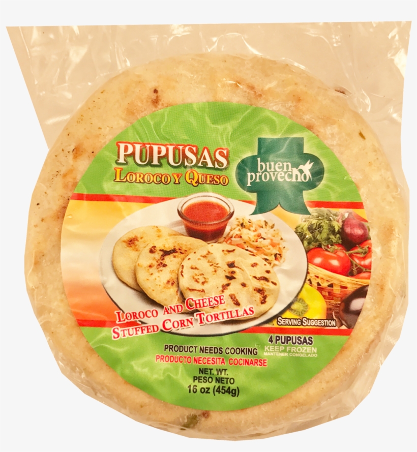 Buen Provecho Pupusas Loroco Con Queso 16 Oz - Corn Tortilla, transparent png download