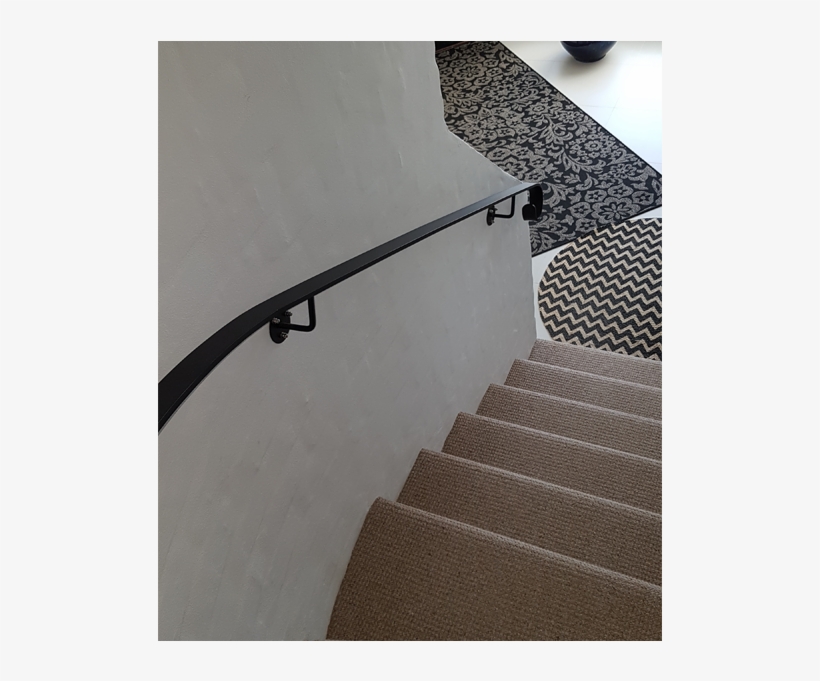 Curved Handrail Top View For Spiral Stairs Near Byron - Mullumjoinery Wood & Metal, transparent png download