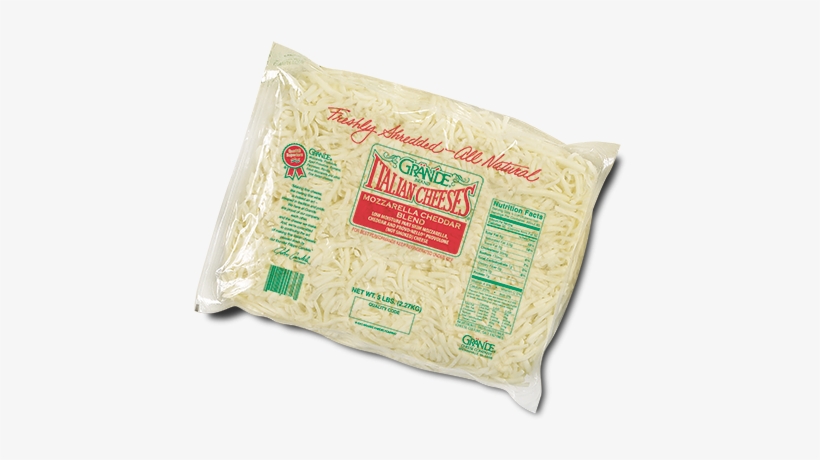 Nutrition Facts - Grande Cheese Shredded Mozzarella, transparent png download
