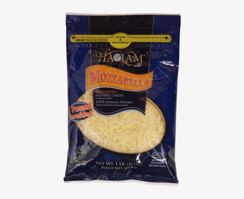 Slice Cheese - Haolam Mozzarella Cheese, Shredded - 16 Oz Bag, transparent png download