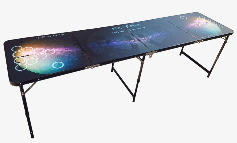 Infinity Beer Pong Table Custom Beer Pong Cups - Folding Table, transparent png download