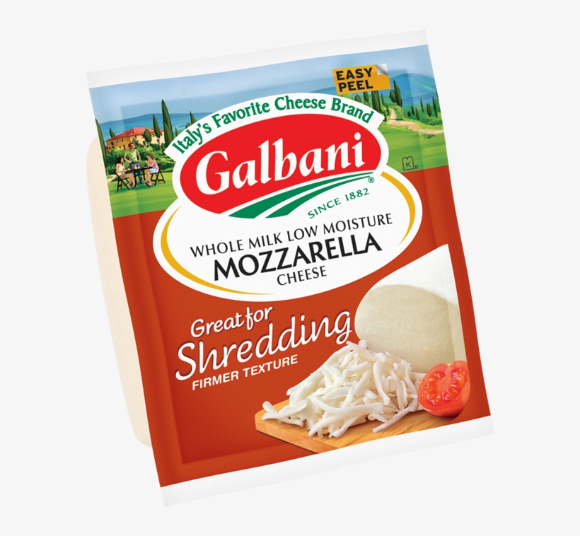Mozzarella Great For Shredding - Galbani Whole Milk Low Moisture Mozzarella, transparent png download