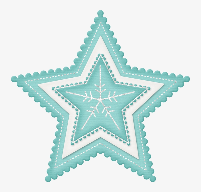 Alena1984 «jss Heavenly Star Flake Blue » На Яндекс - Green Christmas Star Png, transparent png download