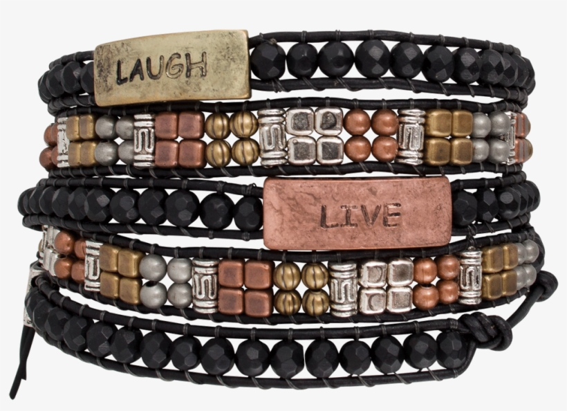 Wtw Designs Live, Laugh, Love Wrap Bracelet - Bracelet, transparent png download